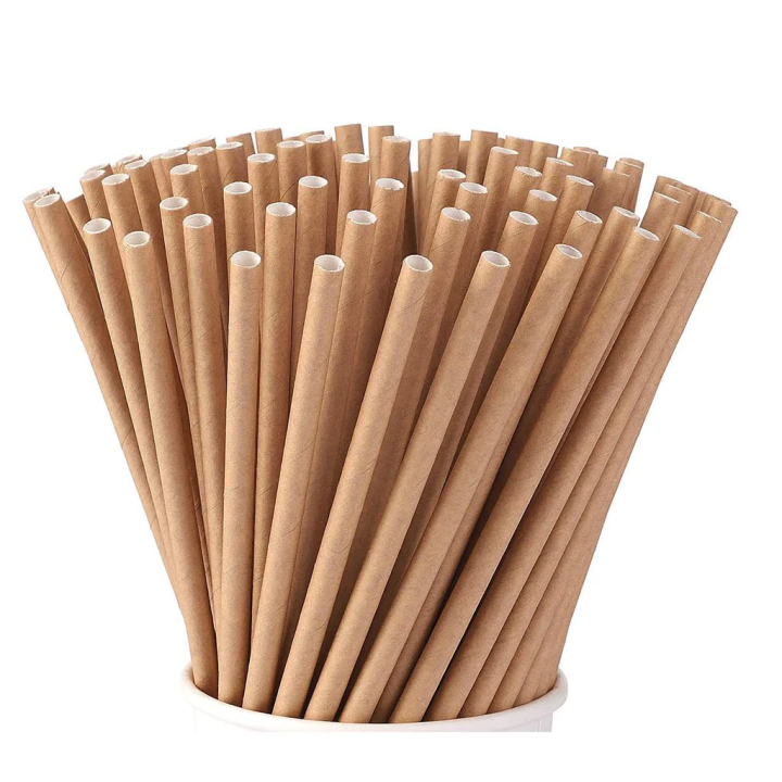 Brown Paper Straw 6mm - 3600pcs